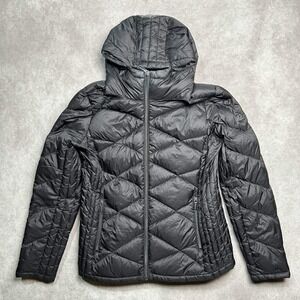 Michael Kors Women's Black Full Zip Packable Down Fill Puffer Jacket Sz Medium